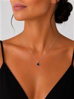 Collana Cianfrone Gioielli Donna in Oro Zaffiro 0.10 Ct COOR-23-198 - COOR-23-198